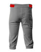 A4 Men's Baseball Knicker Pant grey/ scarlet ModelBack