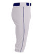 A4 Men's Baseball Knicker Pant white/ navy ModelSide