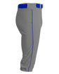 A4 Men's Baseball Knicker Pant grey/ royal ModelSide