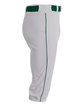 A4 Men's Baseball Knicker Pant white/ forest ModelSide