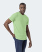 Next Level Apparel Unisex CVC Crewneck T-Shirt apple green ModelSide