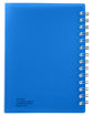 Prime Line Curve Medium Spiral Notebook 4.25" X 5.25" translucnt royal ModelBack