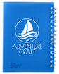 Prime Line Curve Medium Spiral Notebook 4.25" X 5.25" translucnt royal DecoBack