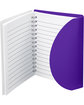 Prime Line Curve Medium Spiral Notebook 4.25" X 5.25" translucnt purpl ModelSide