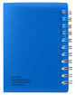 Prime Line Spiral Curve Notebook translucnt royal ModelBack