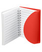 Prime Line Spiral Curve Notebook translucent red ModelSide