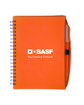 Prime Line Spiral Notebook With Pen translucnt ornge DecoFront