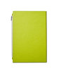 Prime Line Element Softbound Journal With Zipper Pocket lime green ModelBack