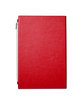 Prime Line Element Softbound Journal With Zipper Pocket red ModelBack