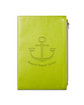 Prime Line Element Softbound Journal With Zipper Pocket lime green DecoFront