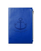 Prime Line Element Softbound Journal With Zipper Pocket navy DecoFront