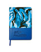 Prime Line Hard Cover Camo Canvas Journal navy blue DecoFront