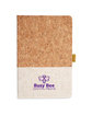 Prime Line Hard Cover Cork And Heathered Fabric Journal natural DecoFront