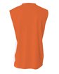 A4 Youth Reversible Moisture Management Muscle Shirt orange/ white ModelBack