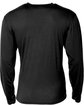 A4 Youth Long Sleeve Softek T-Shirt black ModelBack