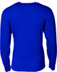 A4 Youth Long Sleeve Softek T-Shirt royal ModelBack