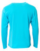 A4 Youth Long Sleeve Softek T-Shirt electric blue ModelBack