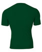 A4 Youth Short Sleeve Compression T-Shirt forest ModelBack