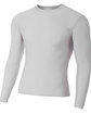 A4 Youth Long Sleeve Compression Crewneck T-Shirt  