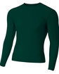 A4 Youth Long Sleeve Compression Crewneck T-Shirt  