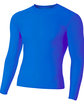 A4 Youth Long Sleeve Compression Crewneck T-Shirt  