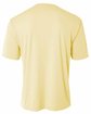 A4 Youth Cooling Performance T-Shirt light yellow ModelBack