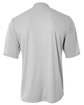 A4 Youth Tek 2-Button Henley Jersey silver ModelBack