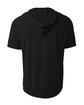 A4 Youth Hooded T-Shirt black ModelBack