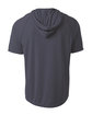 A4 Youth Hooded T-Shirt graphite ModelBack