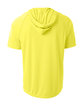 A4 Youth Hooded T-Shirt safety yellow ModelBack