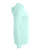 A4 Youth Long Sleeve Hooded T-Shirt pastel mint ModelSide