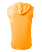 A4 Youth Sleeveless Hooded T-Shirt safety orange ModelBack