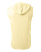 A4 Youth Sleeveless Hooded T-Shirt light yellow ModelBack
