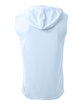 A4 Youth Sleeveless Hooded T-Shirt pastel blue ModelBack