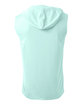 A4 Youth Sleeveless Hooded T-Shirt pastel mint ModelBack