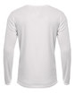 A4 Youth Long Sleeve Sprint T-Shirt white ModelBack