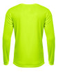 A4 Youth Long Sleeve Sprint T-Shirt lime ModelBack