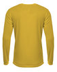 A4 Youth Long Sleeve Sprint T-Shirt gold ModelBack