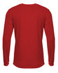 A4 Youth Long Sleeve Sprint T-Shirt scarlet ModelBack
