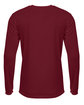 A4 Youth Long Sleeve Sprint T-Shirt maroon ModelBack