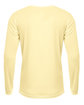 A4 Youth Long Sleeve Sprint T-Shirt light yellow ModelBack