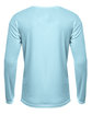 A4 Youth Long Sleeve Sprint T-Shirt pastel blue ModelBack