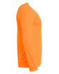 A4 Youth Long Sleeve Sprint T-Shirt safety orange ModelSide