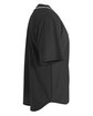 A4 Youth Short Sleeve Full Button Baseball Jersey black ModelSide