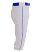 A4 Youth Baseball Knicker Pant white/ royal ModelSide