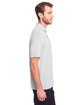 North End Men's JAQ Snap-Up Stretch Performance Polo platinum ModelSide