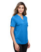 North End Ladies' JAQ Snap-Up Stretch Performance Polo lt nautical blue ModelQrt