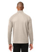 North End Men's Rhythm Waffle Pullover oatmeal ModelBack