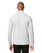 North End Men's Rhythm Waffle Pullover platinum ModelBack