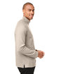 North End Men's Rhythm Waffle Pullover oatmeal ModelSide